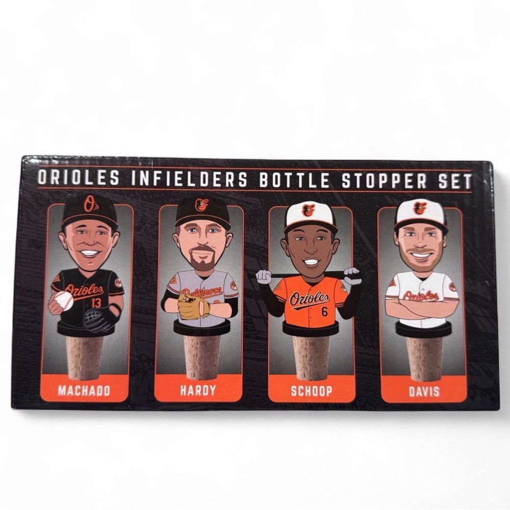 Orioles Infielders Bottle Stopper Set